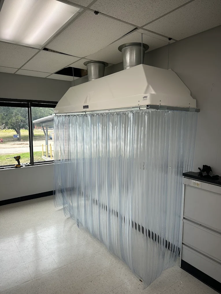 Commercial ventilation hood installation, Prestige Air Service, Conroe, TX