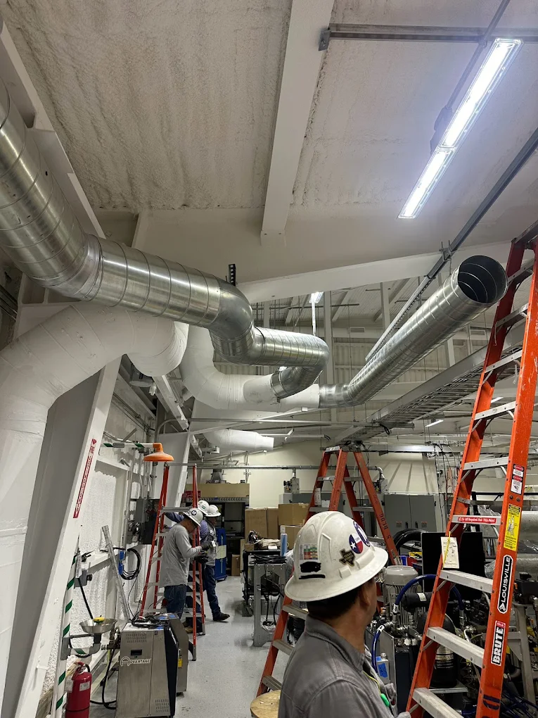 Commercial ductwork installation by Prestige Air Service, Houston, TX
